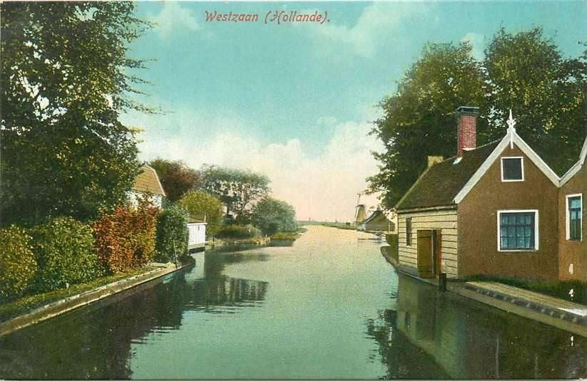 377-402-009 Westzaan, Verzenden, Voor 1920, Noord-Holland