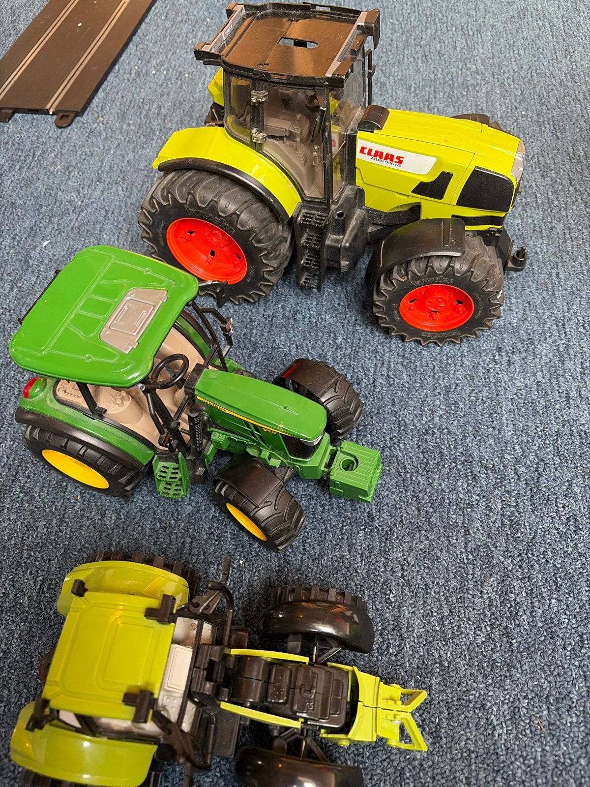 Set van 3 speelgoedtractoren (Claas en John Deere), Ophalen, Gebruikt, Jongen of Meisje