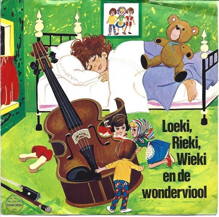 Loeki, Rieki, Wieki En De Wonderviool Biotex 1970, Cd's en Dvd's, Gebruikt, Ophalen of Verzenden, Kinderen en Jeugd, 7 inch