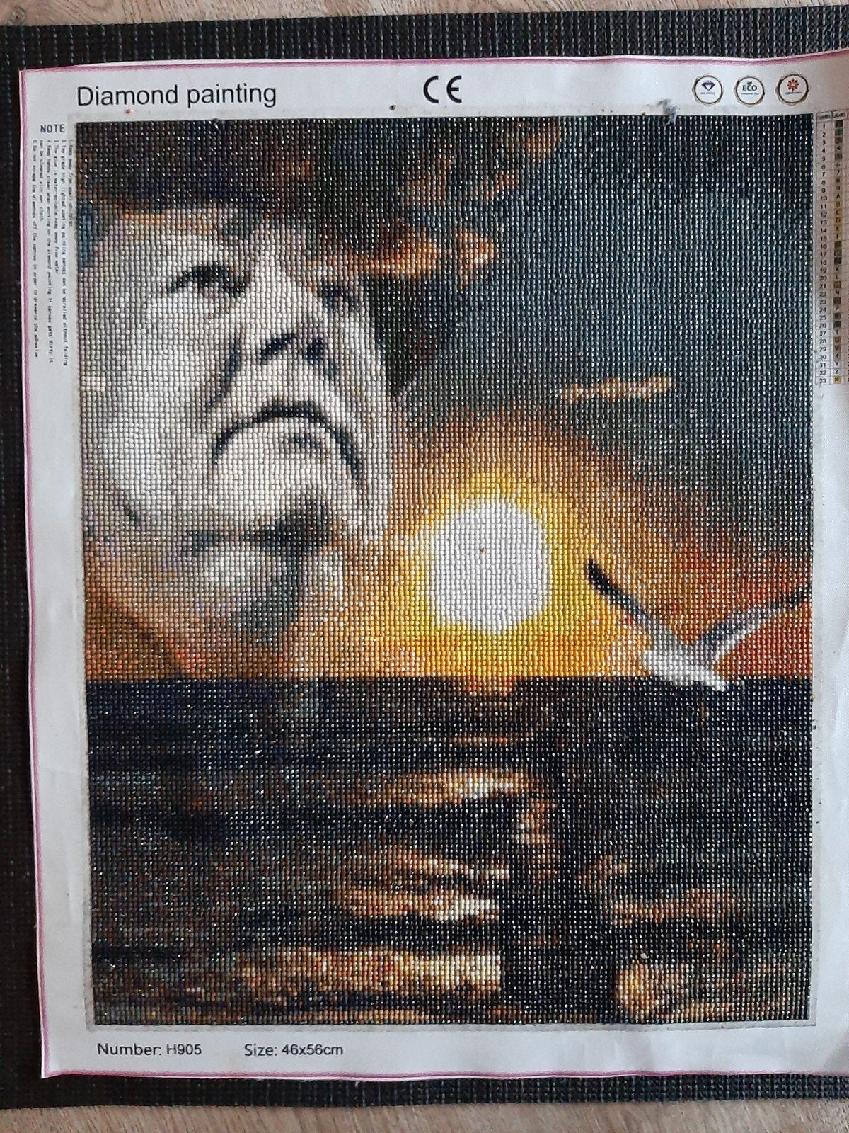 Diamond Painting: Andre Hazes (46x56cm), Antiek en Kunst, Ophalen, Portret of Personen, Origineel werk, Gemengde techniek