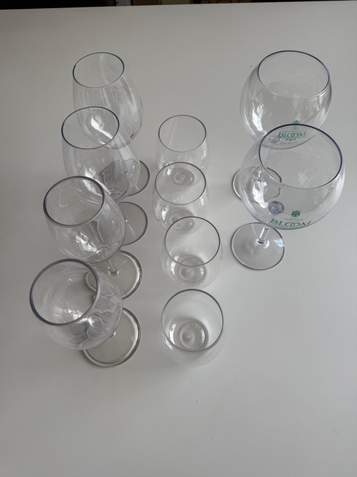 Kunstof wijnglazen en waterglazen, Ophalen of Verzenden, Zo goed als nieuw, Overige typen