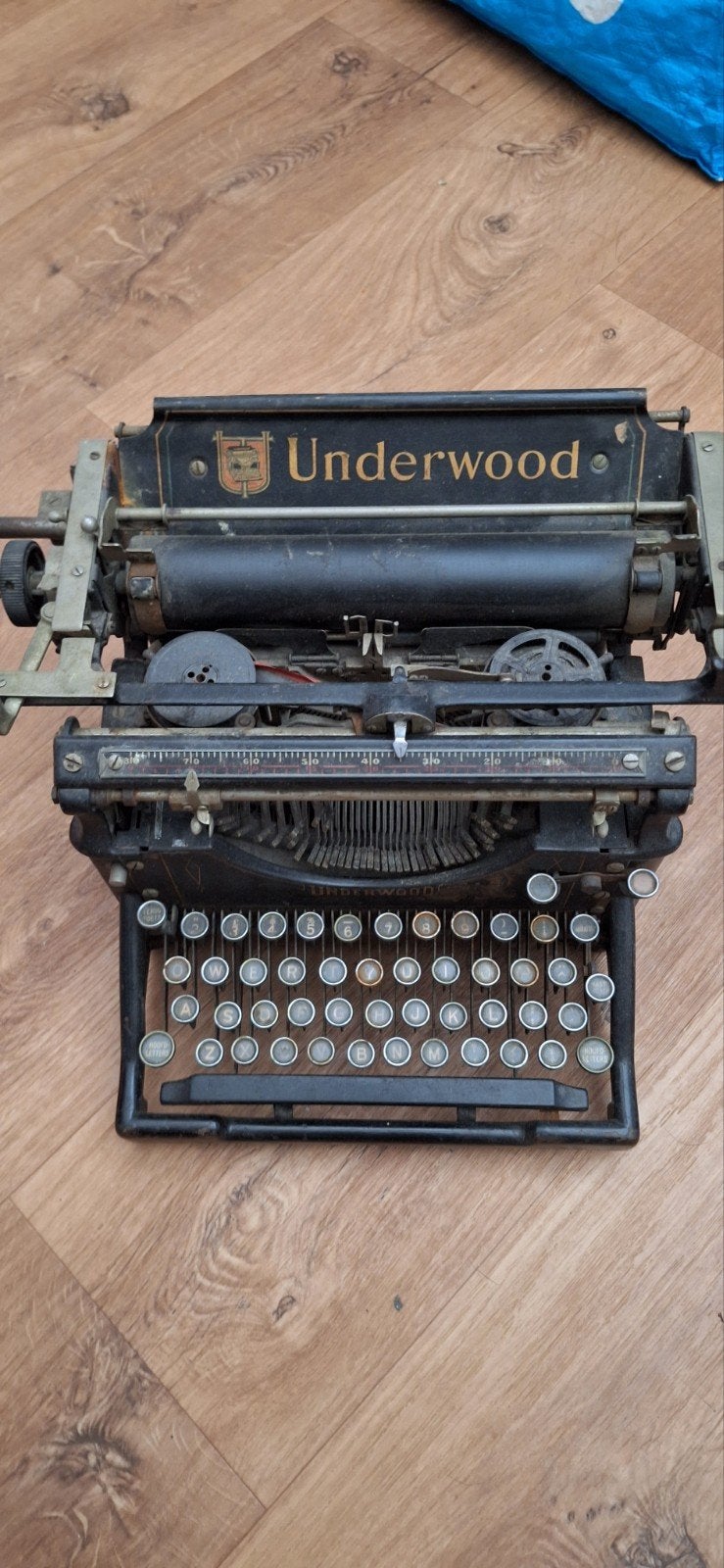 Antieke typemachine Underwood, Diversen, Typemachines, Ophalen, Gebruikt