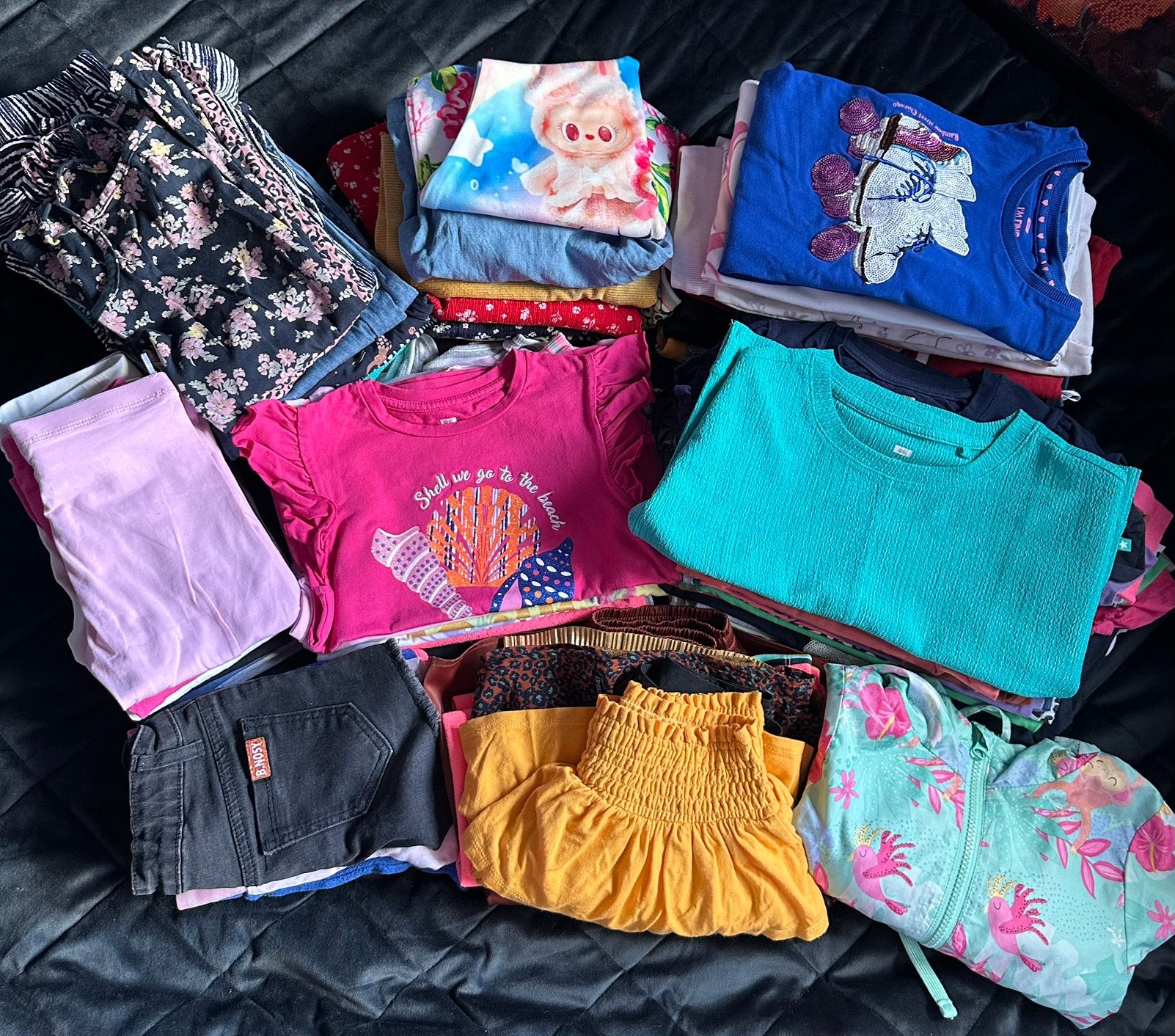 Meisjes zomerkledingpakket – maat 122 / 122-128 (76 stuks), Kinderen en Baby's, Kinderkleding | Maat 122, Ophalen of Verzenden