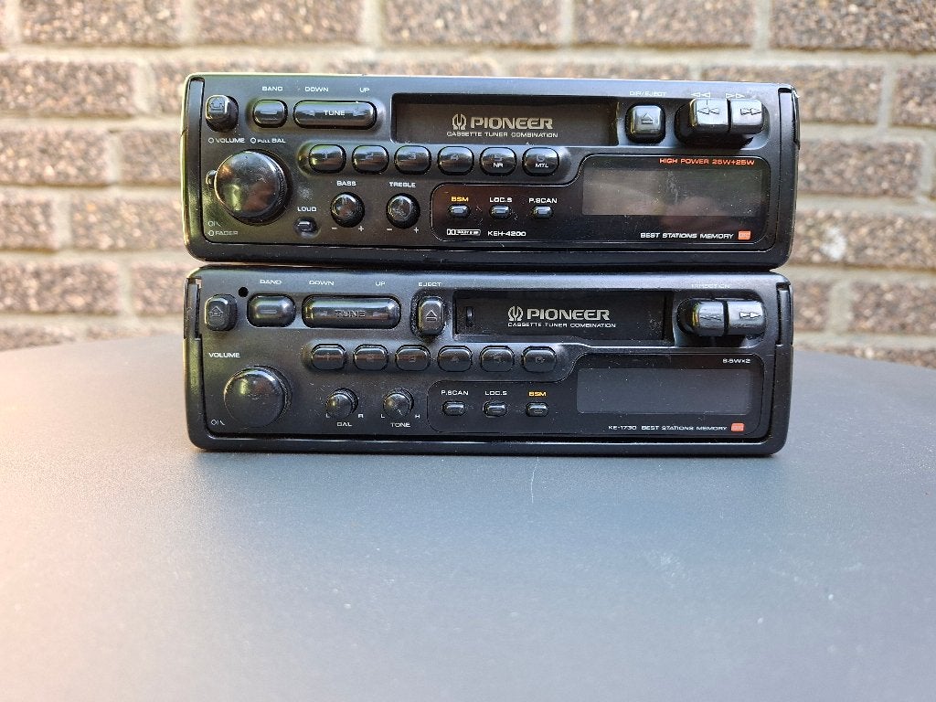 2x Pioneer autoradio cassette, Ophalen of Verzenden, Gebruikt