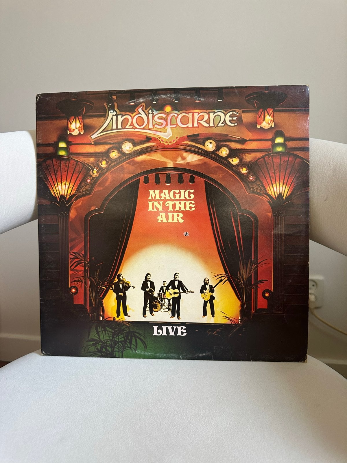 Lindisfarne - Magic in the Air (Live) dubbel LP, Cd's en Dvd's, Ophalen, Gebruikt, Dubbel-LP, Folk