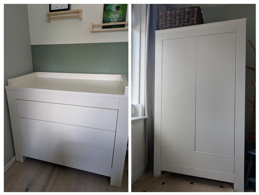 Kidsmill Alaska commode & kledingkast mat wit, Kinderen en Baby's, Kinderkamer | Commodes en Kasten, Ophalen, Kast, 50 tot 70 cm