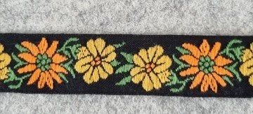 Vintage sierband edelweiss, Ophalen of Verzenden, Nieuw, Lint, Band of Elastiek