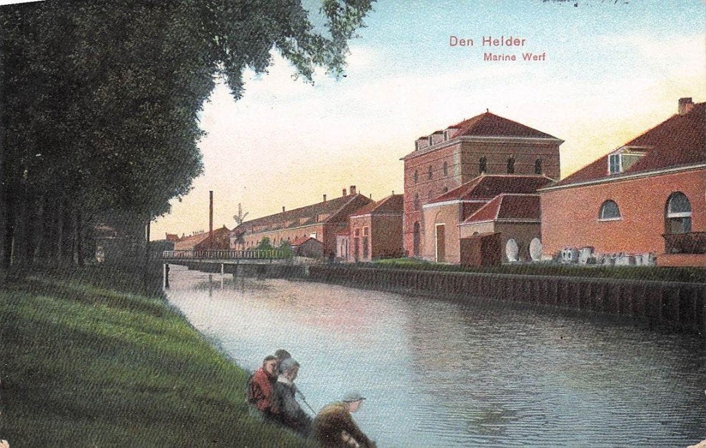 703-089-033 Den Helder Marine Werf, Verzenden, Voor 1920, Noord-Holland