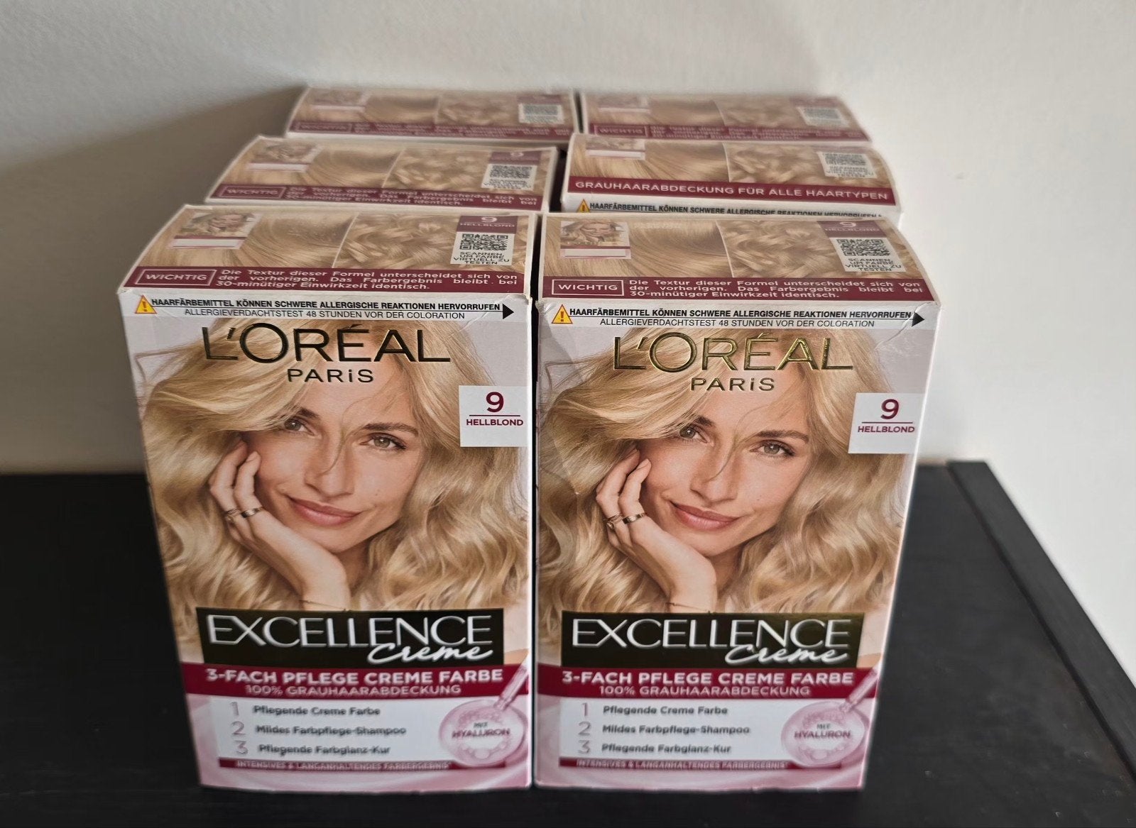 L'Oréal Excellence Crème Haarverf 9 Hellblond (6 stuks), Ophalen, Nieuw, Haarverzorger of -hersteller