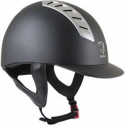Zwarte Horka Arrow carbon cap 53 54 55 56 57 58 59 en 61, Dieren en Toebehoren, Paardrijkleding, Inclusief opbergtas, Nieuw, Kinderen