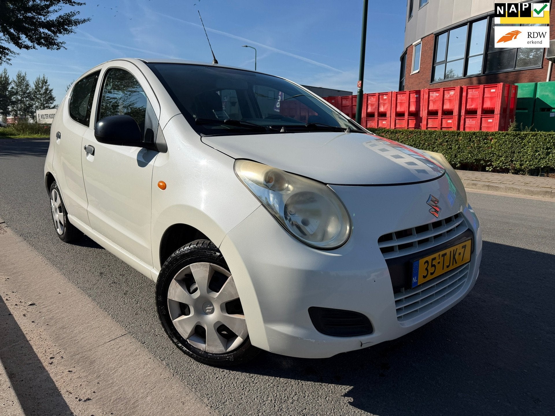 Suzuki Alto 1.0 Comfort Plus BJ 2012 APK NIEUW ! AIRCO !, Voorwielaandrijving, Stof, Gebruikt, Origineel Nederlands