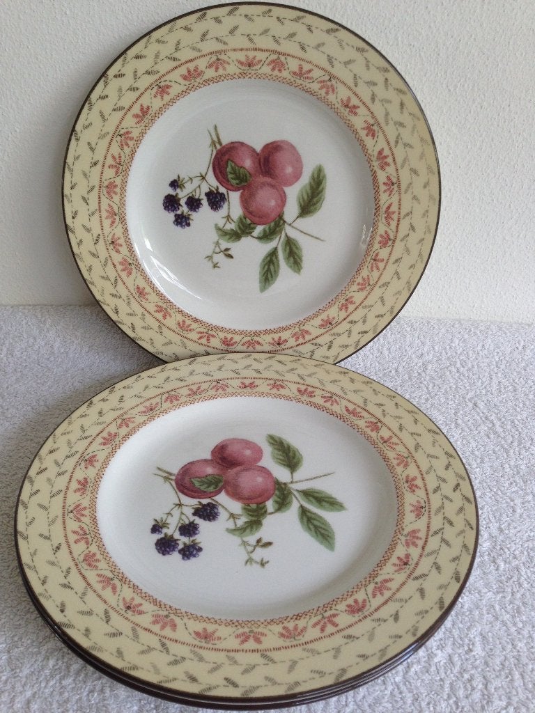 🍇3 Vintage borden Johnson Brothers Fruit Sampler, Braam.., Huis en Inrichting, Keuken | Servies, Overige merken, Ophalen of Verzenden