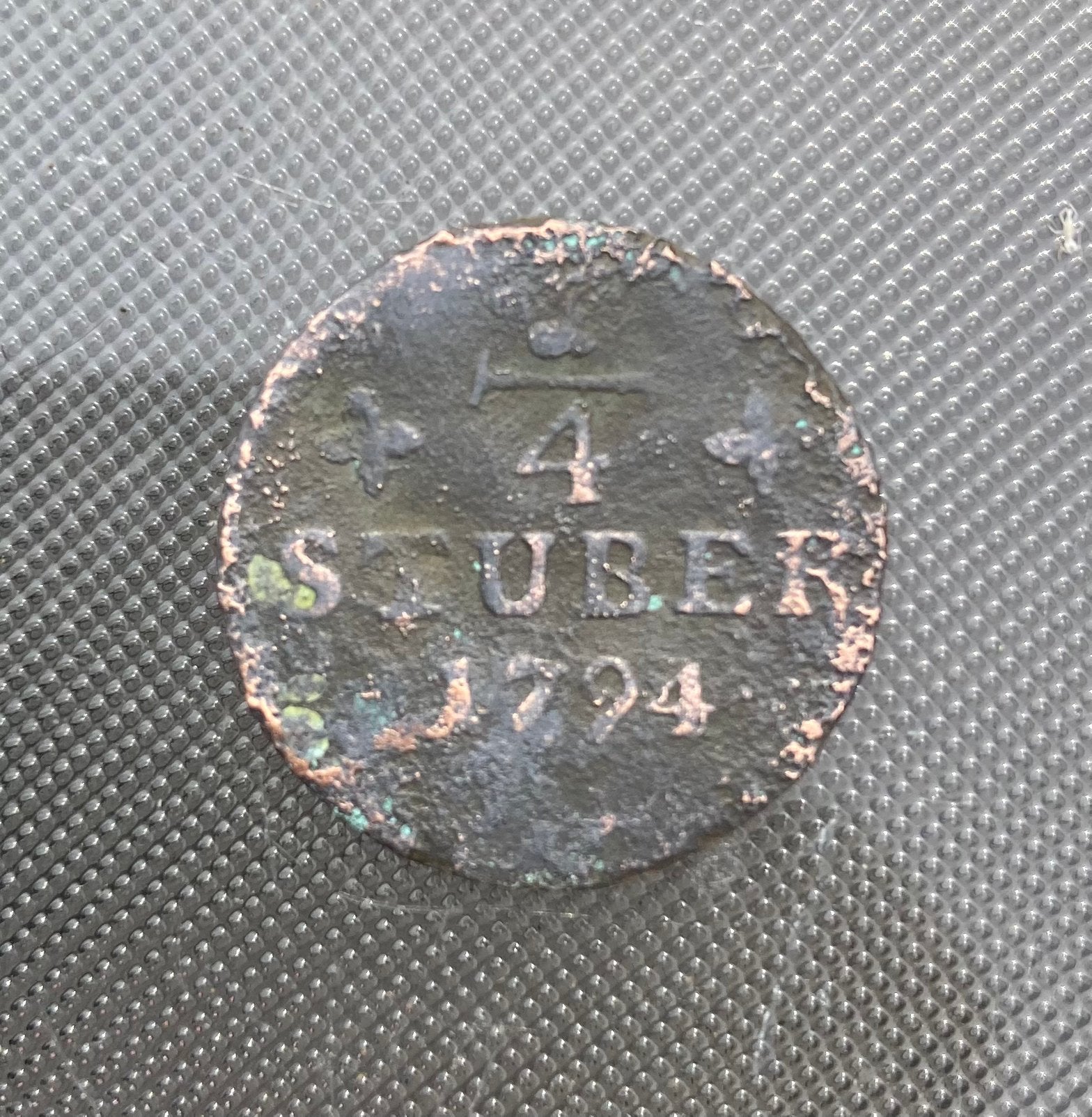 4 stuber munt duit 1794, Ophalen of Verzenden, Overige landen