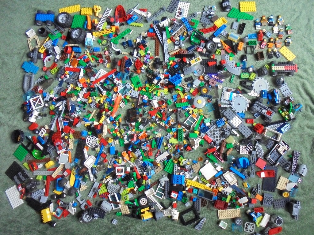 mooie partij losse lego met poppetjes, City, Lego, Inclusief minifiguren, Ophalen of Verzenden