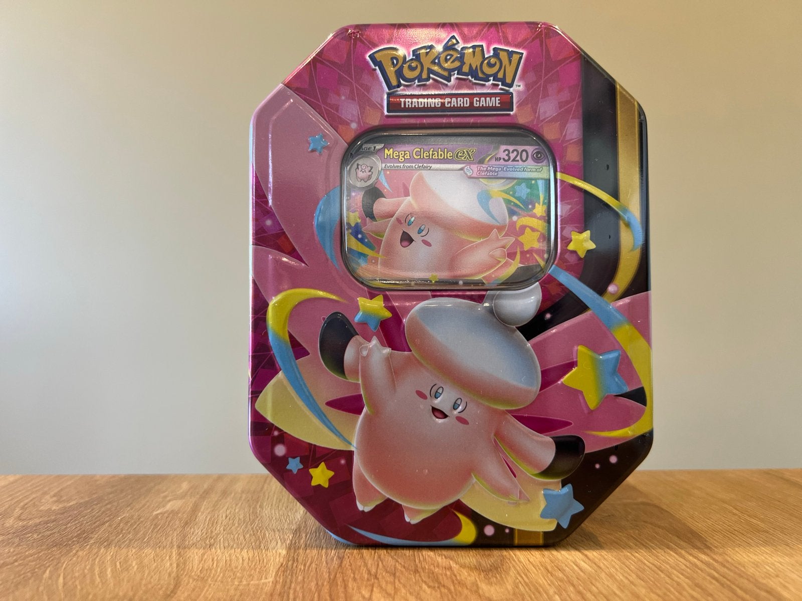 Mega Clefable EX Tin Box, Ophalen, Nieuw, Boosterbox, Foil