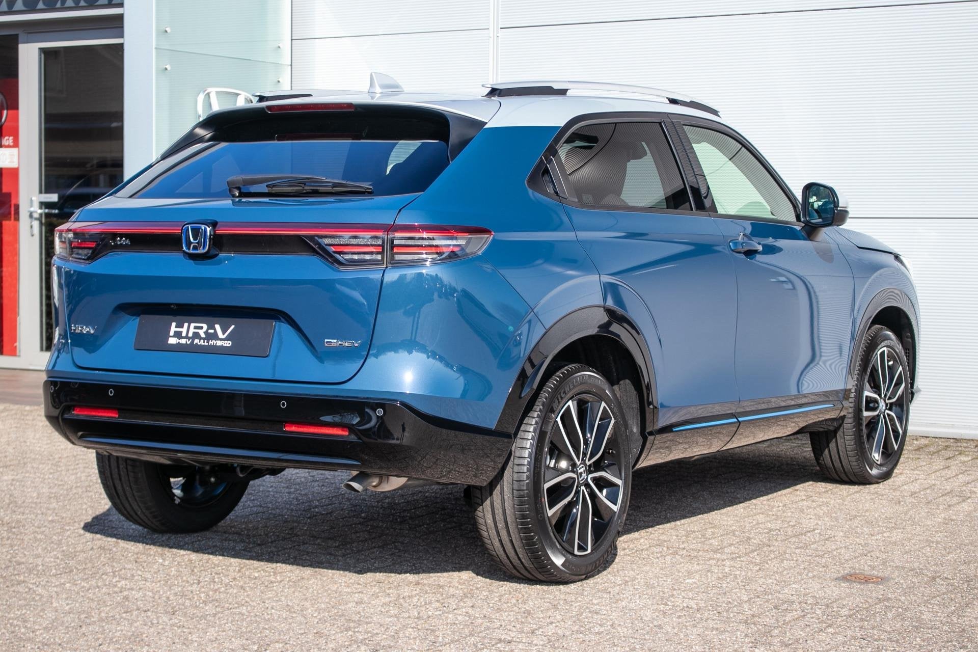 Honda HR-V 1.5 e:HEV Advance Style Cons.prijs rijklr | Honda, 1380 kg, 1498 cc, Blauw, Leder en Stof