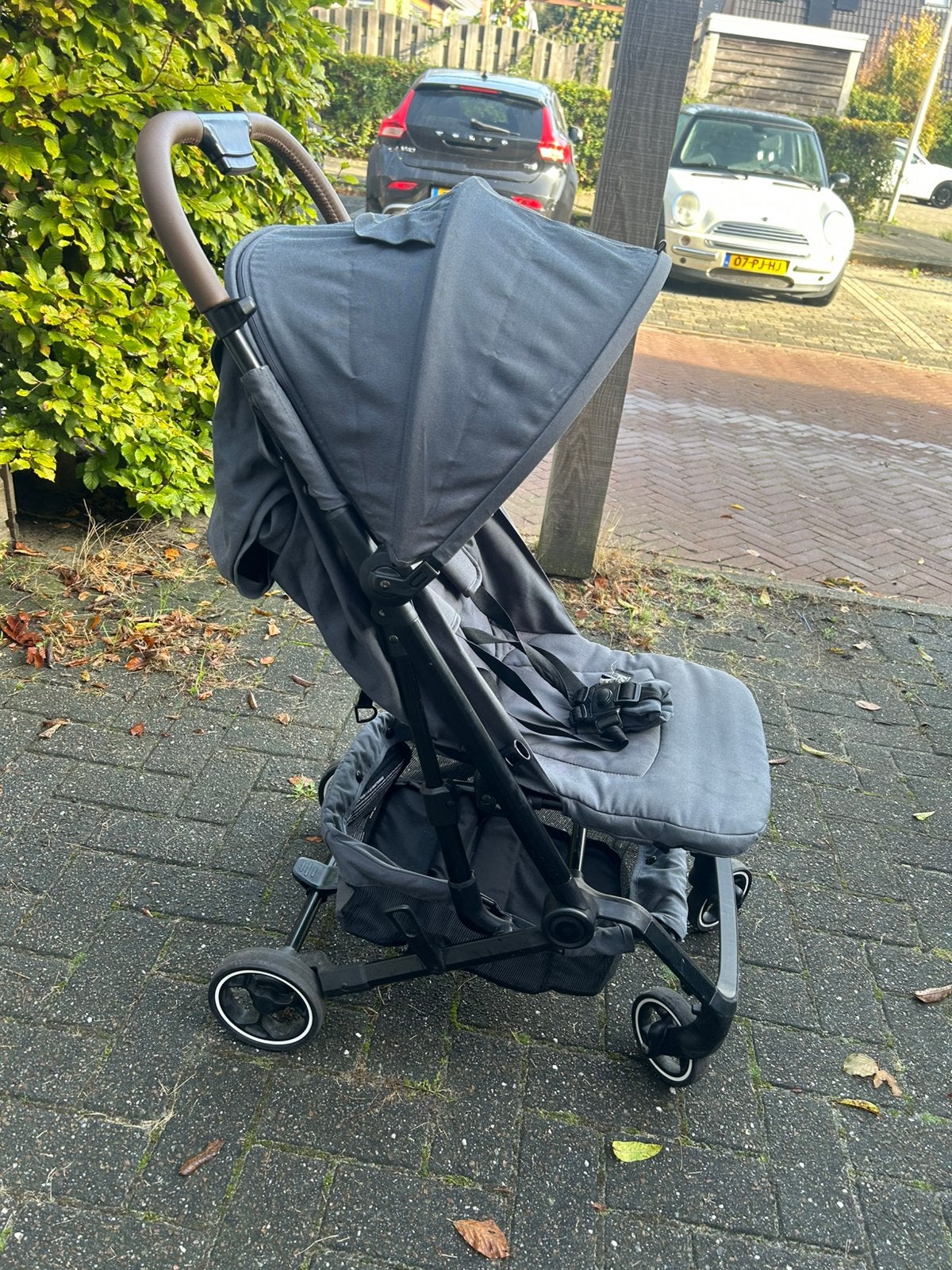 Qute Q-compact 574 buggy grijs, licht,inklapbaar, heel goed!, Ophalen, Zo goed als nieuw, Overige merken, Verstelbare rugleuning