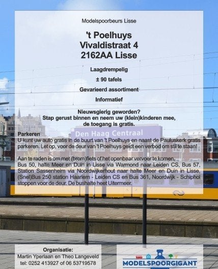 Foto 2 van MODELSPOORBEURS LISSE 24-10-2026