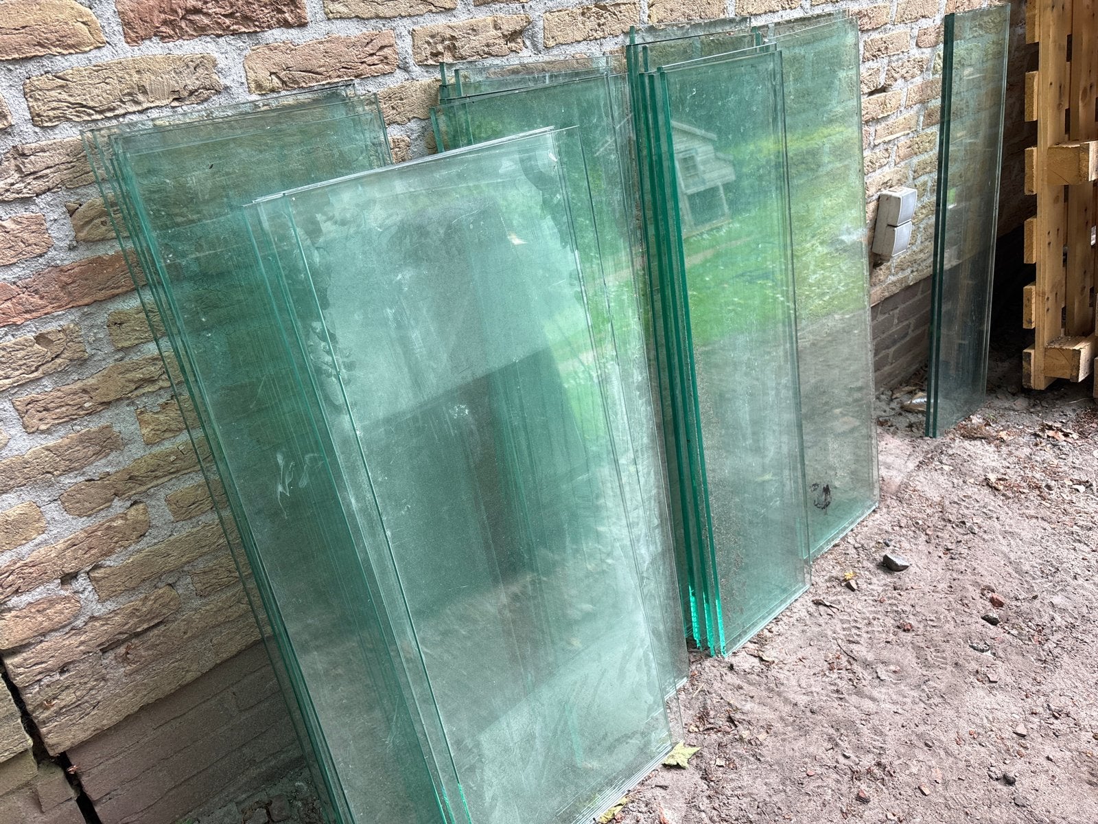 Gratis: Diverse glasplaten - Gebruikt, Ophalen, Gebruikt, Minder dan 80 cm, 120 tot 160 cm
