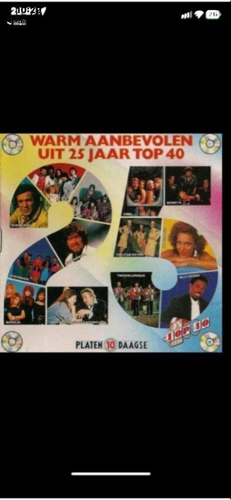 Warm Aanbevolen Uit 25 Jaar Top 40 CD, Cd's en Dvd's, Cd's | Verzamelalbums, Gebruikt, Ophalen of Verzenden, Verzamelalbum, Pop