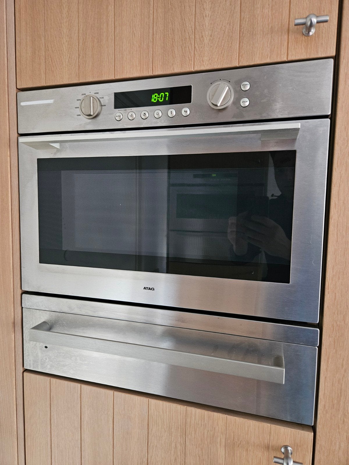 ATAG combi-stoomoven met warmhoudlade, Witgoed en Apparatuur, Magnetrons, Ophalen of Verzenden