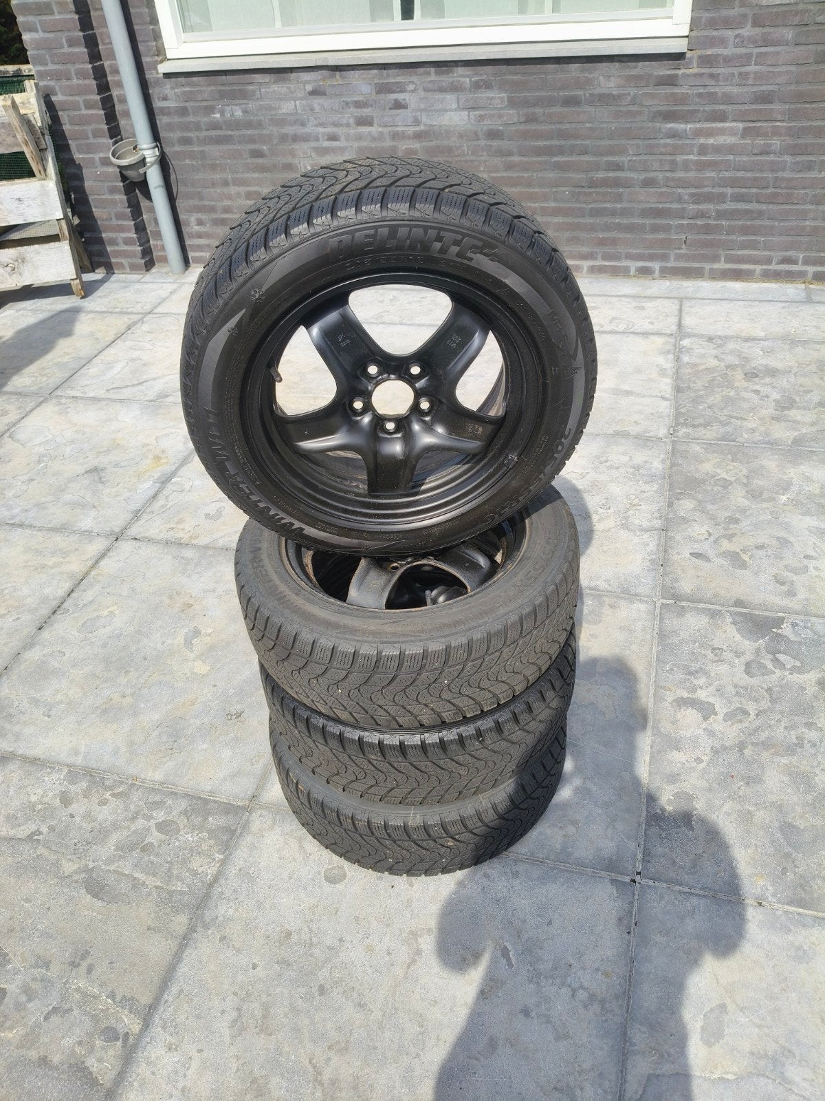 Opel Astra velgen en winterbanden, Ophalen of Verzenden, Gebruikt