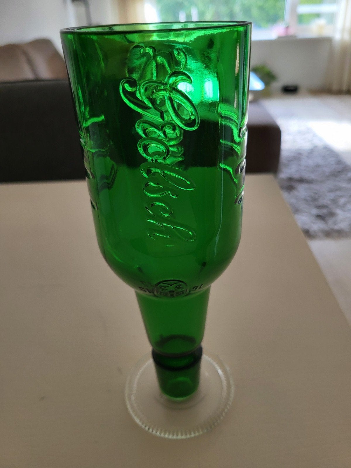 unieke grolsch glas, Ophalen, Zo goed als nieuw, Bierglas
