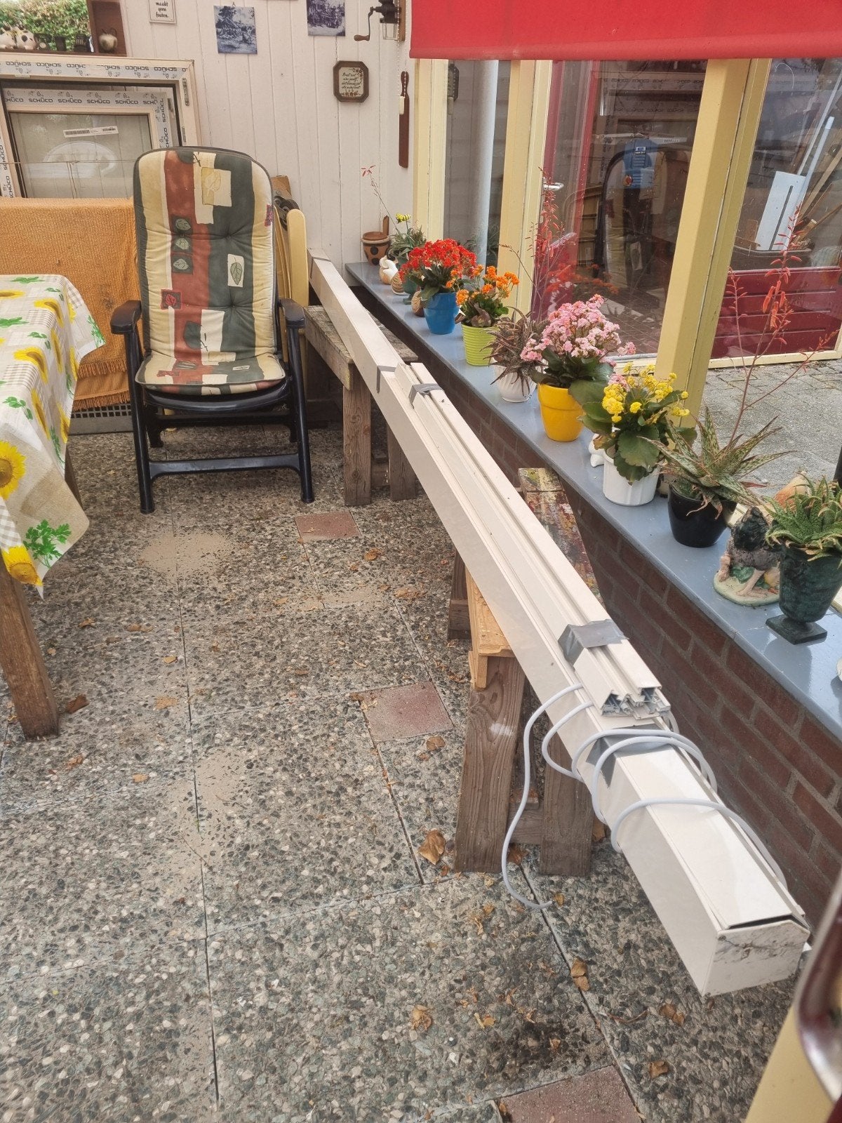 Sunco Buiten Rolluik - Wit, Gebruikt, Ophalen, Gebruikt, Rolluik, 150 tot 300 cm
