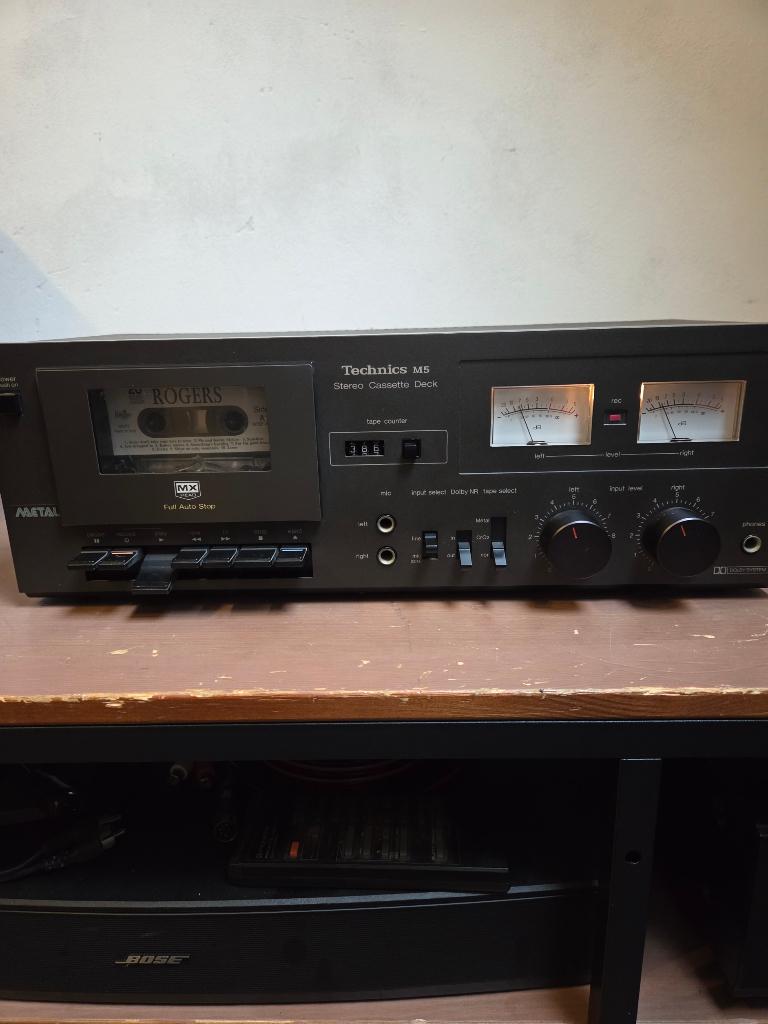Technics M5 Vintage Cassettedeck, Audio, Tv en Foto, Cassettedecks, Ophalen of Verzenden, Enkel, Overige merken, Tape counter