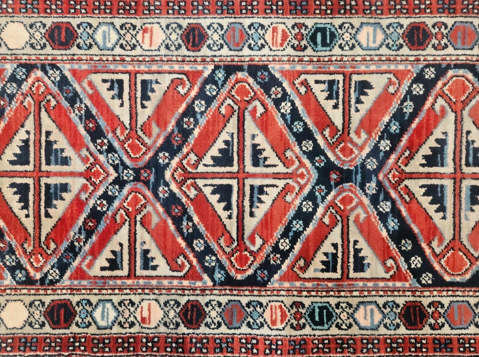 Vintage oosters wol Shirvan tapijt loper runner 73x300cm, Vintage, Traditioneel, Oosters, 200 cm of meer, Zo goed als nieuw, Www.hypepopup.nl
