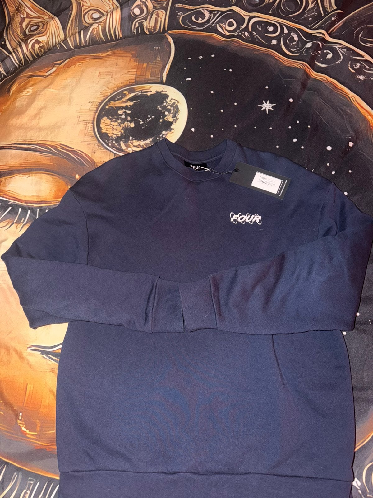 Four amstedam sweater, Verzenden, Nieuw, Maat 46 (S) of kleiner, Blauw