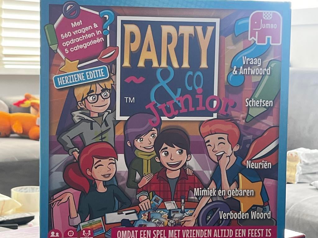 Party & Co Junior, Hobby en Vrije tijd, Gezelschapsspellen | Overige, Vijf spelers of meer, Ophalen, Gebruikt