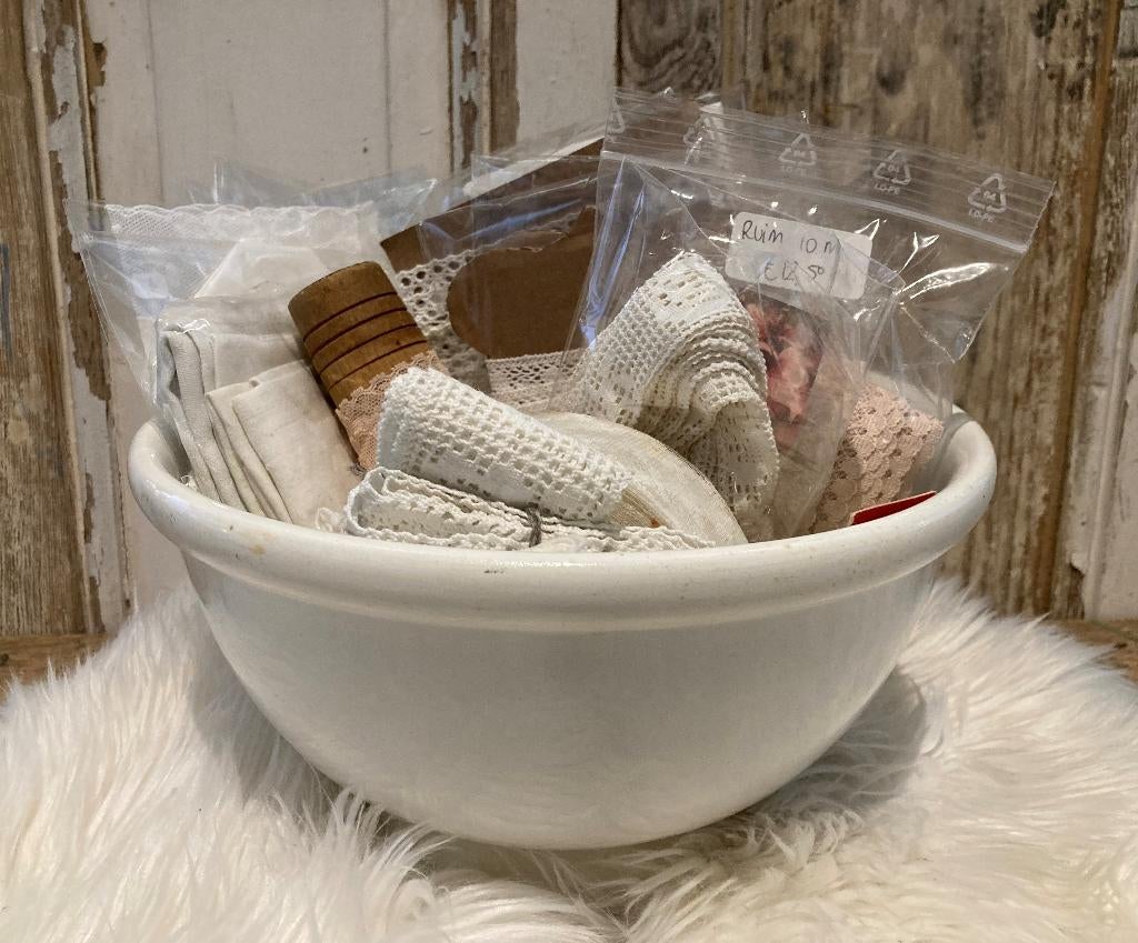 Brocante kant - kantjes - kastrandjes - stopgaren - knoopjes, ---, ---, Nieuw, Ophalen of Verzenden