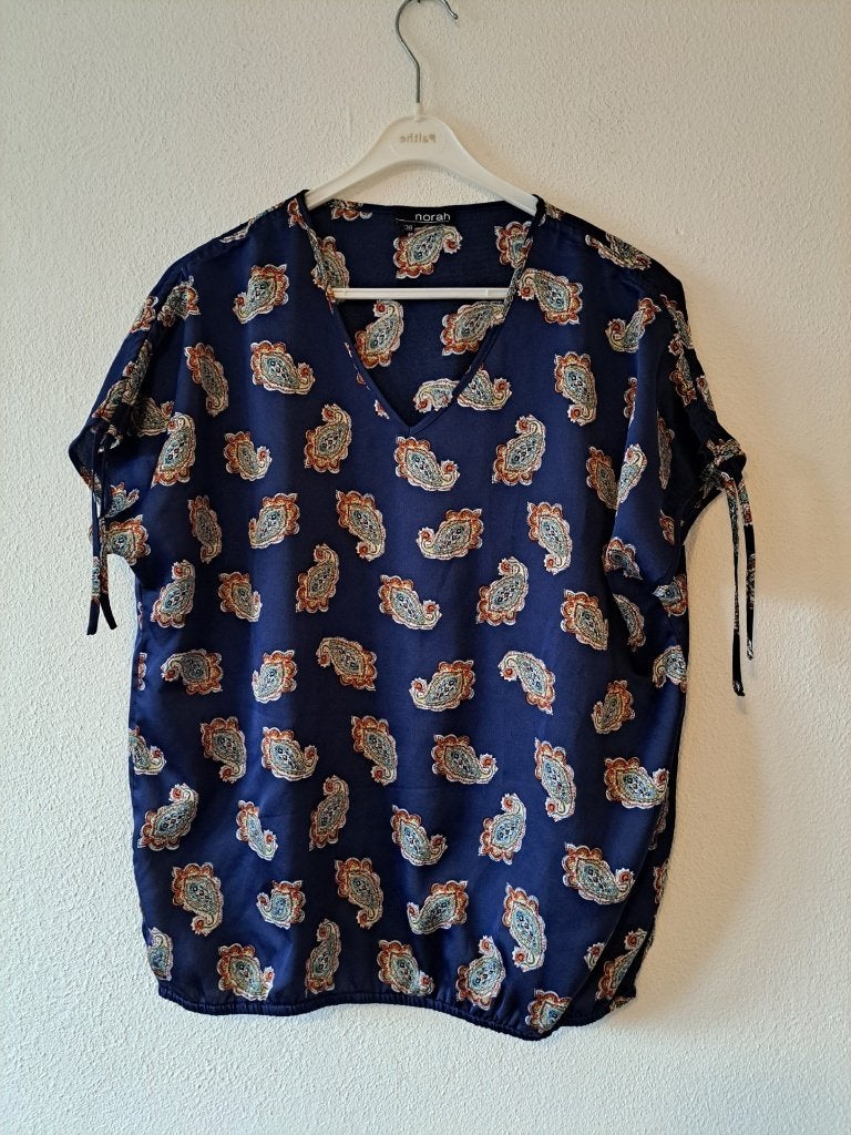 blauwe norah tuniek maat 38, Maat 38/40 (M), Blauw, Ophalen of Verzenden, Zo goed als nieuw