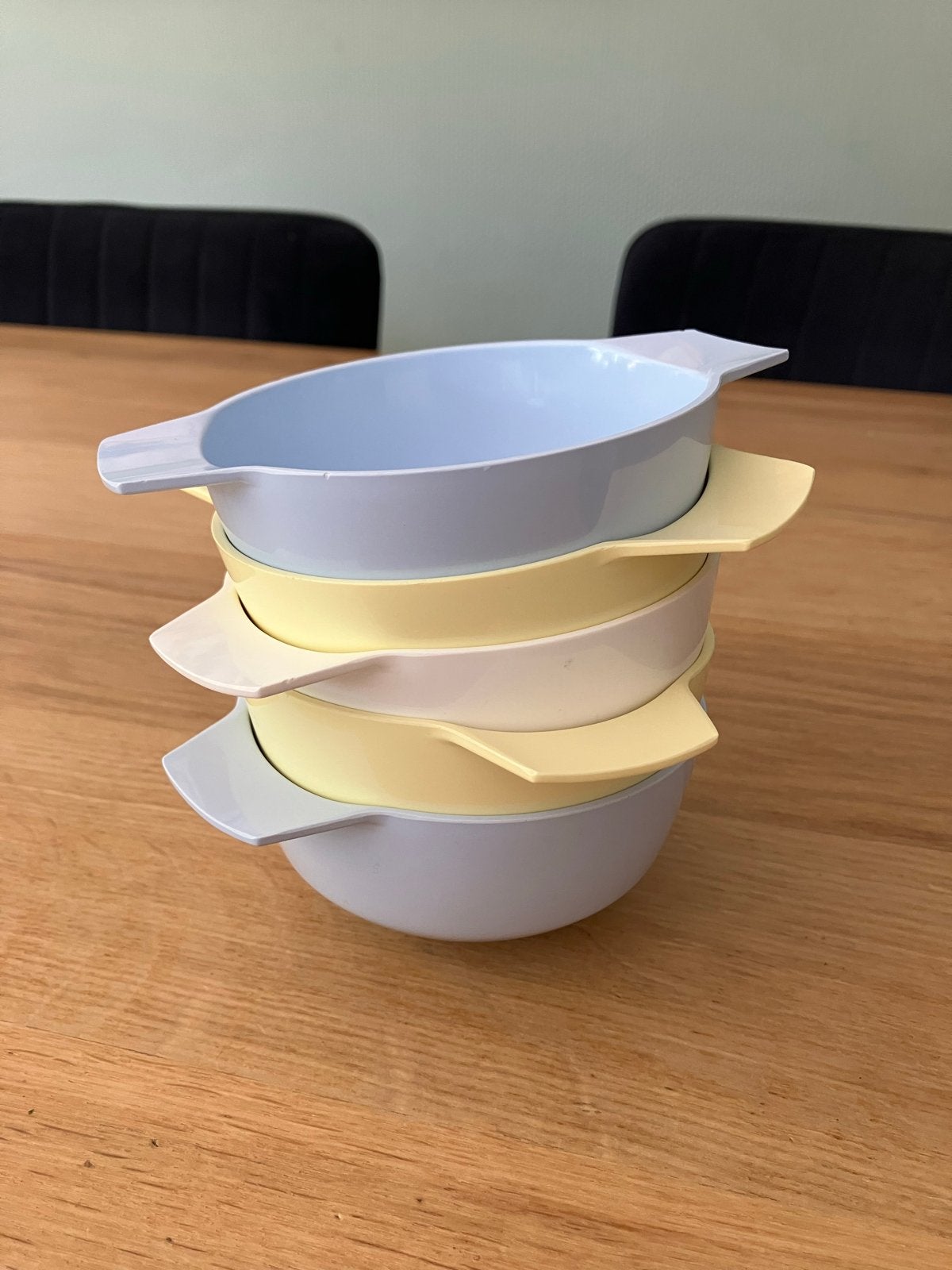 Mepal vintage kommen - set van 5 stuks, Huis en Inrichting, Keuken | Servies, Kunststof, Mepal, Vintage, Ophalen of Verzenden