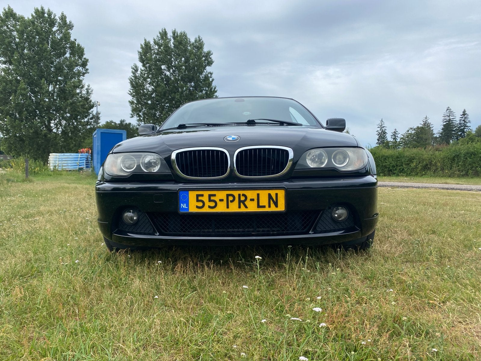 BMW 3-Serie 2.0 CI 318 Cabrio AUT 2004 Zwart, Auto's, Automaat, Achterwielaandrijving, 1995 cc, 680 kg