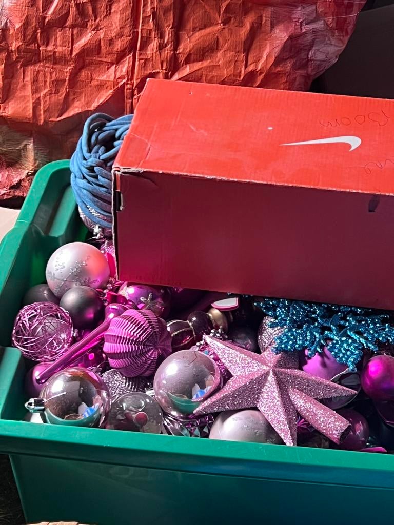 6 boxen/ dozen /manden kerst knutselspullen, Diversen, Kerst, Zo goed als nieuw, Ophalen