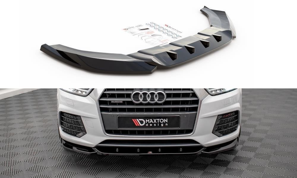 Maxton Spoiler Lip Splitter Voor Audi Q3 S Line 8U Facelift, Auto diversen, Tuning en Styling, Verzenden, Automotive Parts, A.parts@hotmail.nl