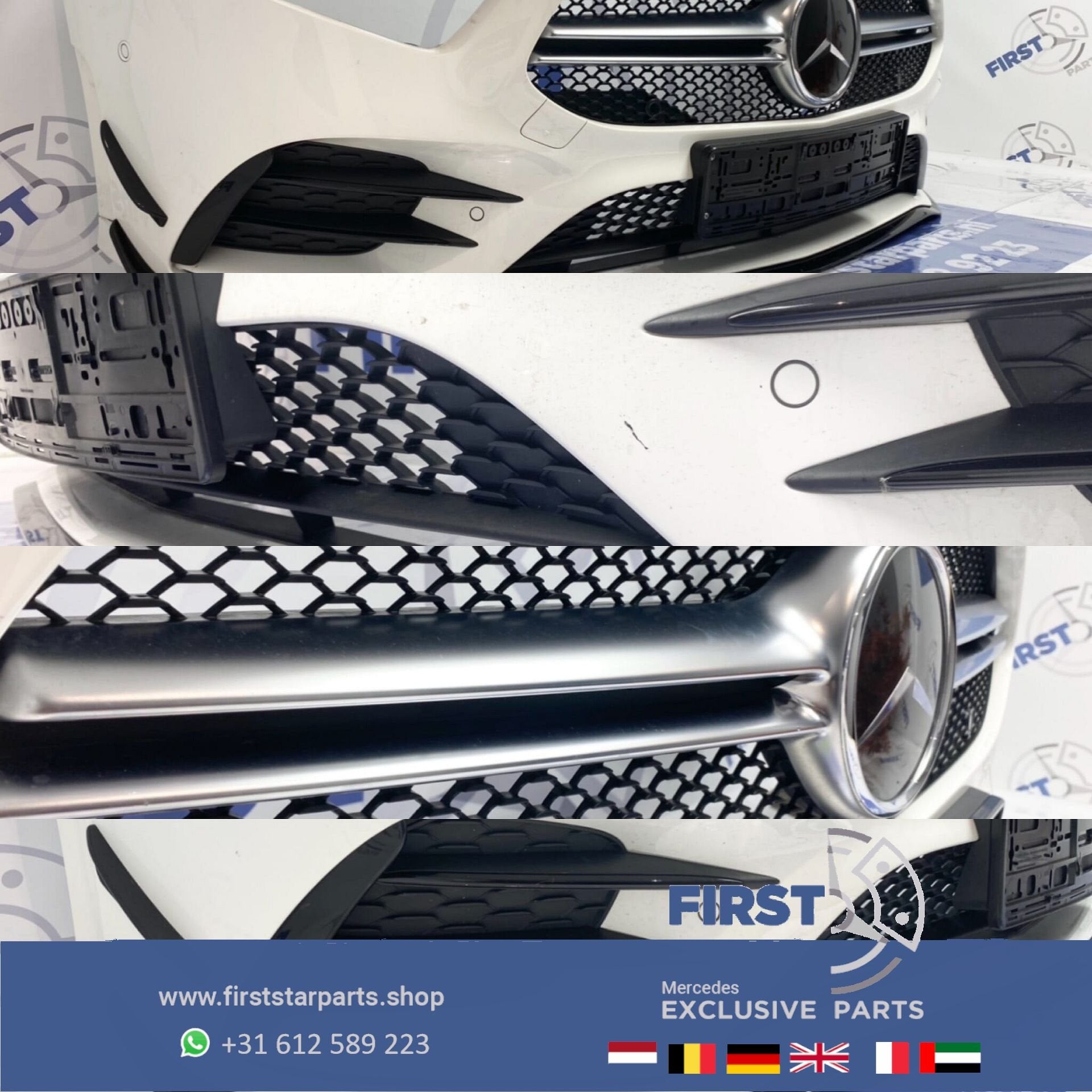 W177 V177 A KLASSE SEDAN 2021 A45 S AMG PAKKET WIT Origineel, Gebruikt, -, Ophalen of Verzenden, Bumper