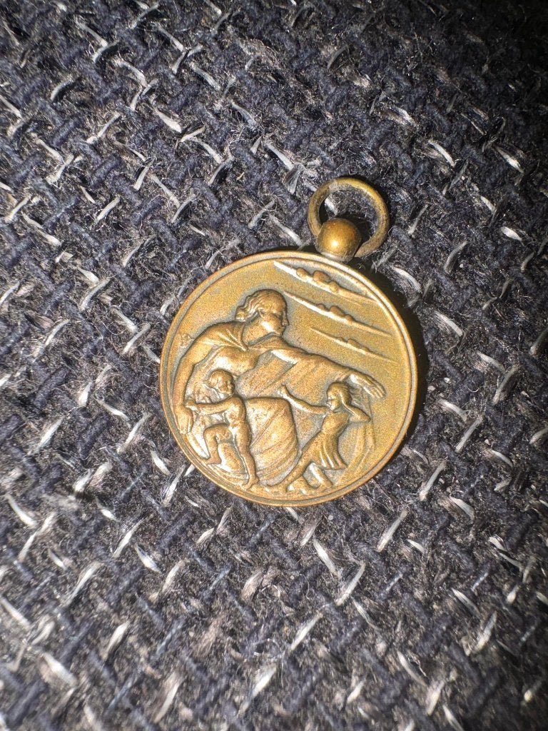 Originele Medaille Luchtbescherming 1940-1945 (WW2, Postzegels en Munten, Ophalen of Verzenden, Overige materialen