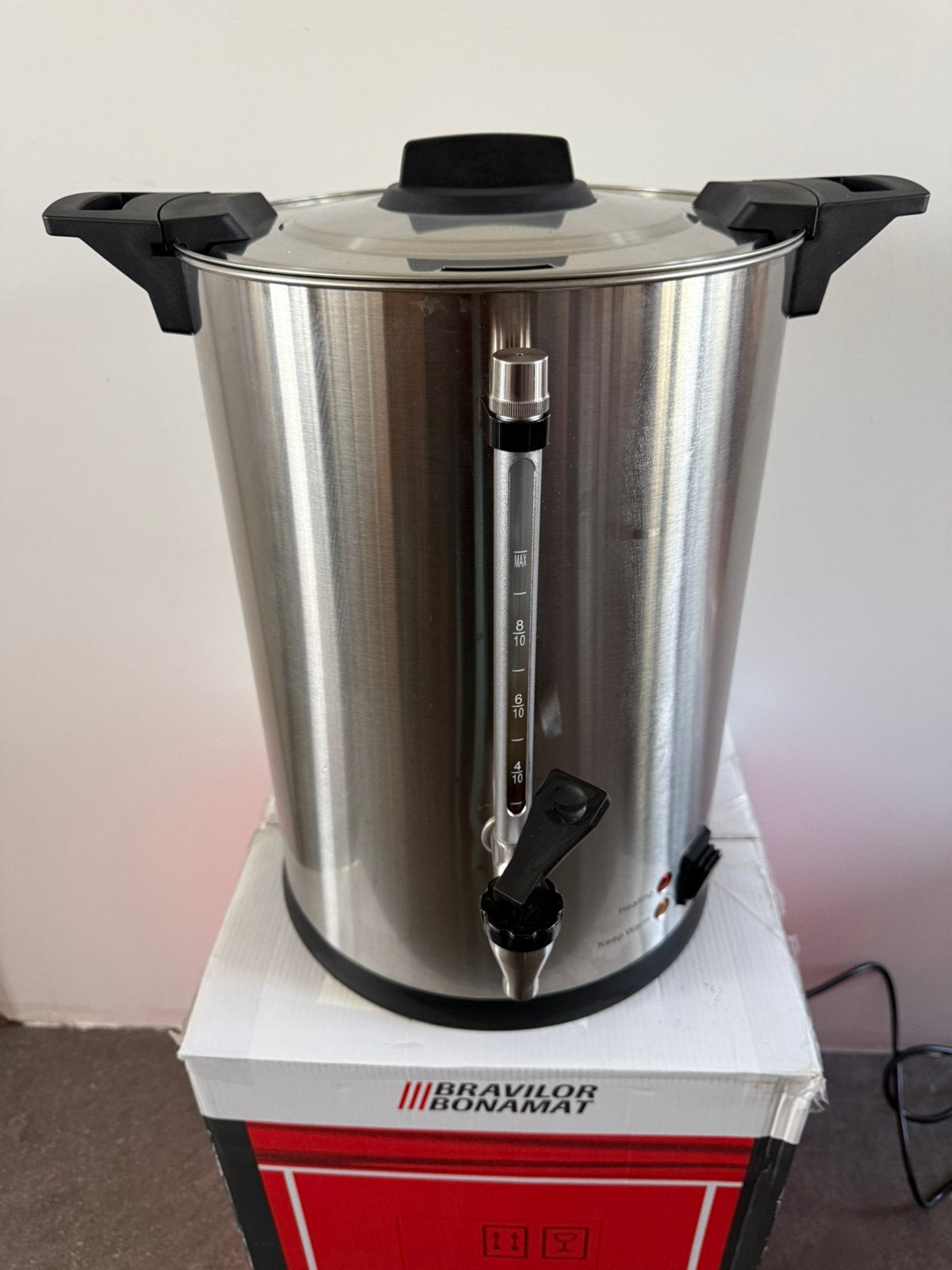 Bravilor koffie percolator 80 kops, Witgoed en Apparatuur, 10 kopjes of meer, Ophalen, Zo goed als nieuw, Koffiemachine