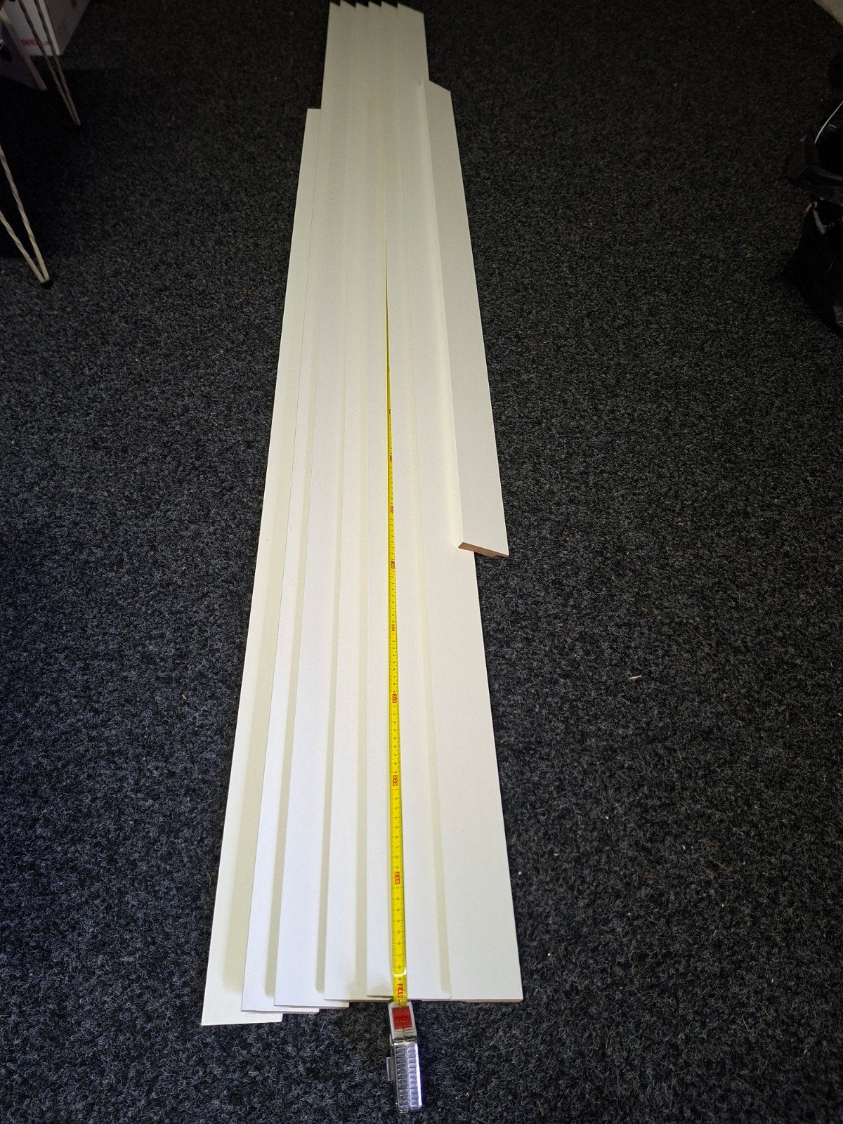Witte MDF Plinten - Diverse Lengtes, Ophalen, Nieuw, Mdf, 200 tot 250 cm