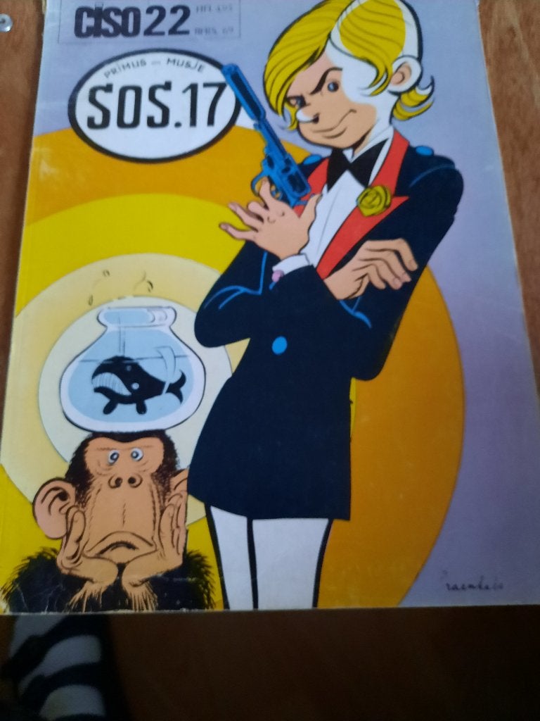 Primus en Musje in S.O.S. 17, Boeken, Eén stripboek, Ophalen of Verzenden