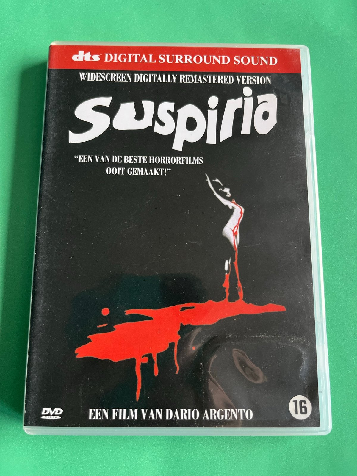 Suspiria (Dario Argento) - Digitally Remastered DVD, Cd's en Dvd's, Vanaf 16 jaar, Nederlands, Breedbeeld, Ophalen of Verzenden