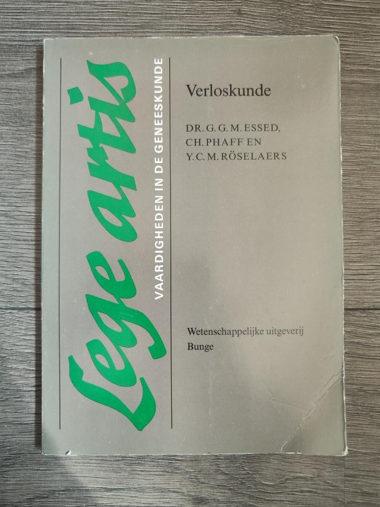 Verloskunde – Essed, Phaff & Röselaers, Boeken, Studieboeken en Cursussen, Zo goed als nieuw, WO, Beta, Ophalen of Verzenden