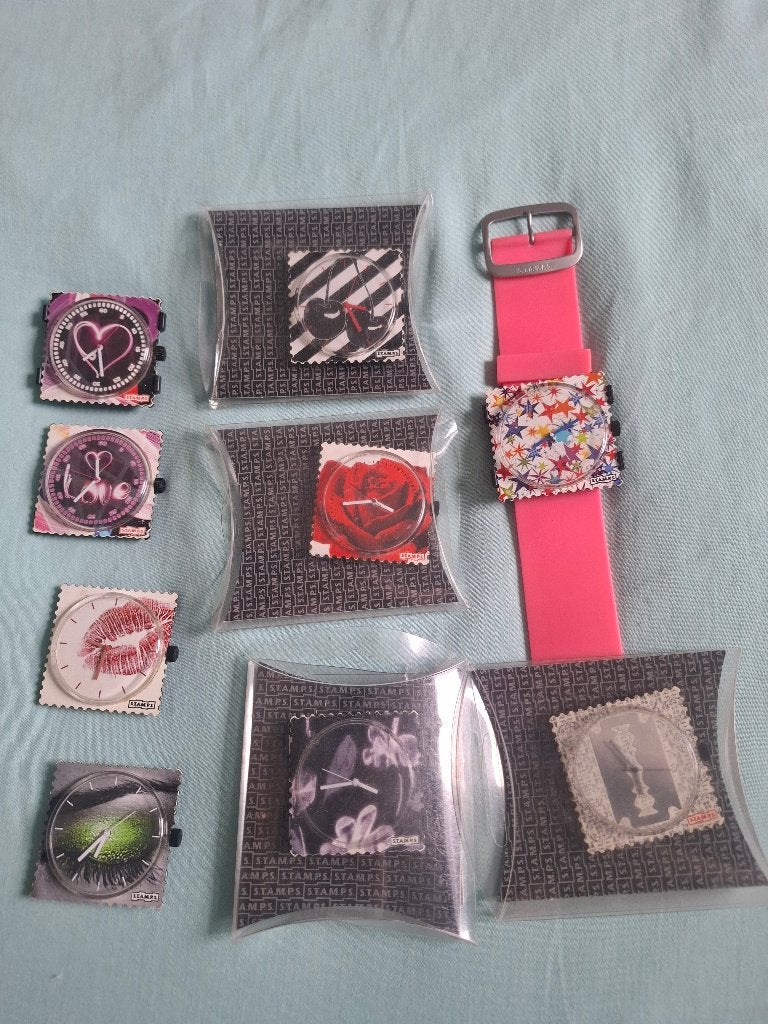 Stamps horloges, Sieraden, Tassen en Uiterlijk, Horloges | Dames, Overige merken, Overige materialen, Gebruikt, Polshorloge