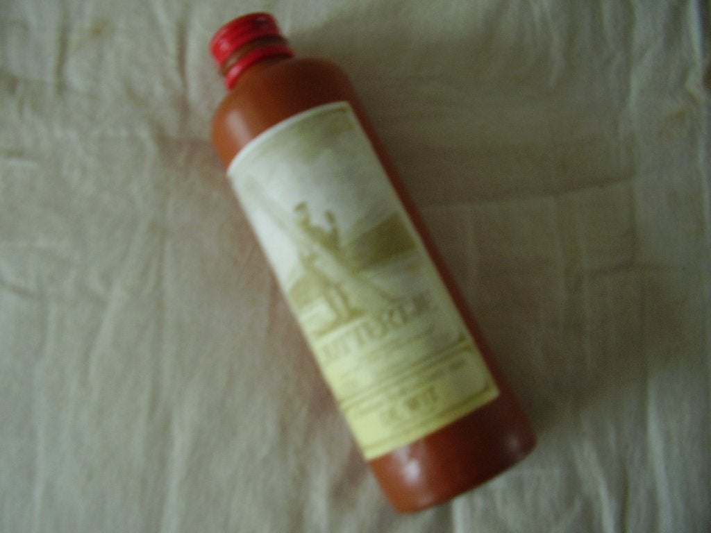 jeneverfles fles aardewerk juttertje texel verzamelen sfeer, Ophalen of Verzenden