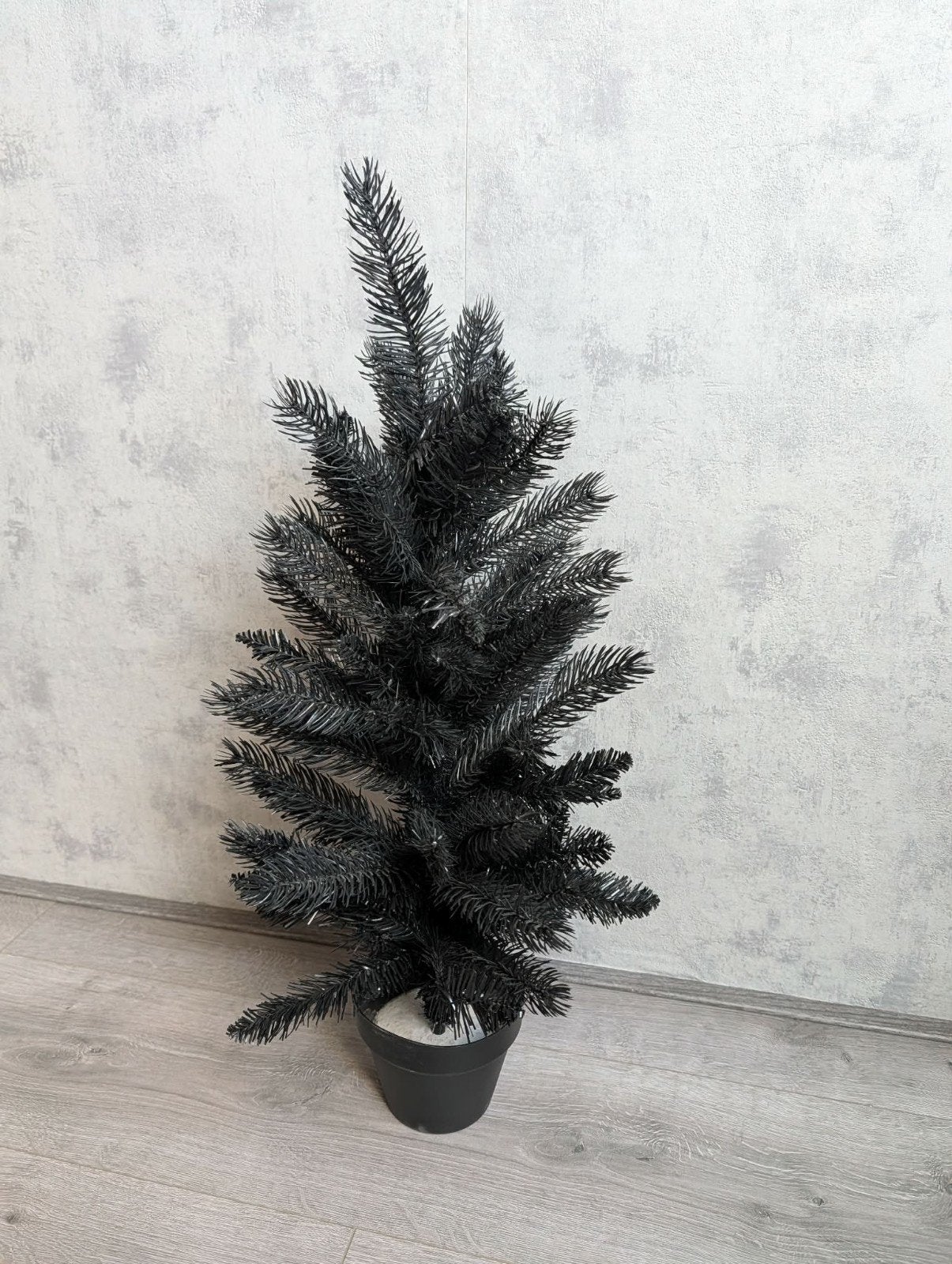 kunst kerst boom zwart 65 cm hoog, Ophalen of Verzenden