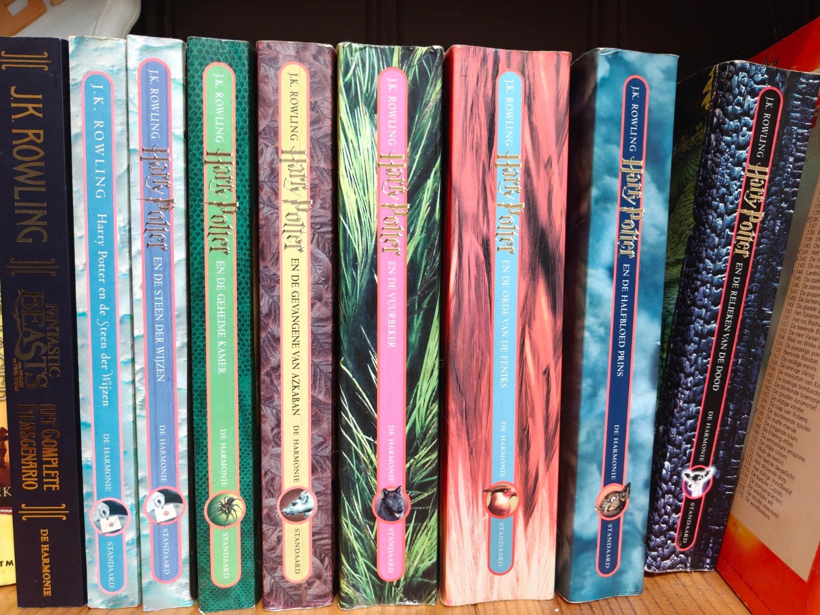 Complete Harry Potter boekenreeks + Fantastic Beasts, Boeken, Ophalen, Gelezen, JK Rowling