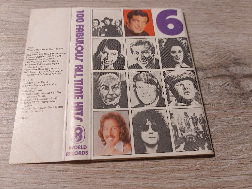 100 FABULOUS ALL-TIME HITS 6 (MC), Cd's en Dvd's, Cassettebandjes, Zo goed als nieuw, Origineel, Verzamelalbums, 1 bandje, Ophalen of Verzenden